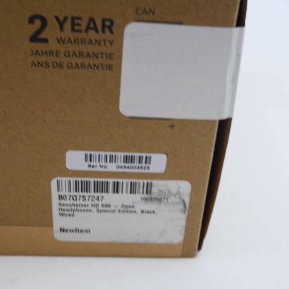 NEW Sennheiser HD 599 SE Open Back EarCup Wired Headphones Black 508697 - Picture 4 of 14